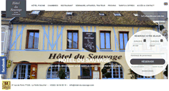 Desktop Screenshot of hotel-du-sauvage.com